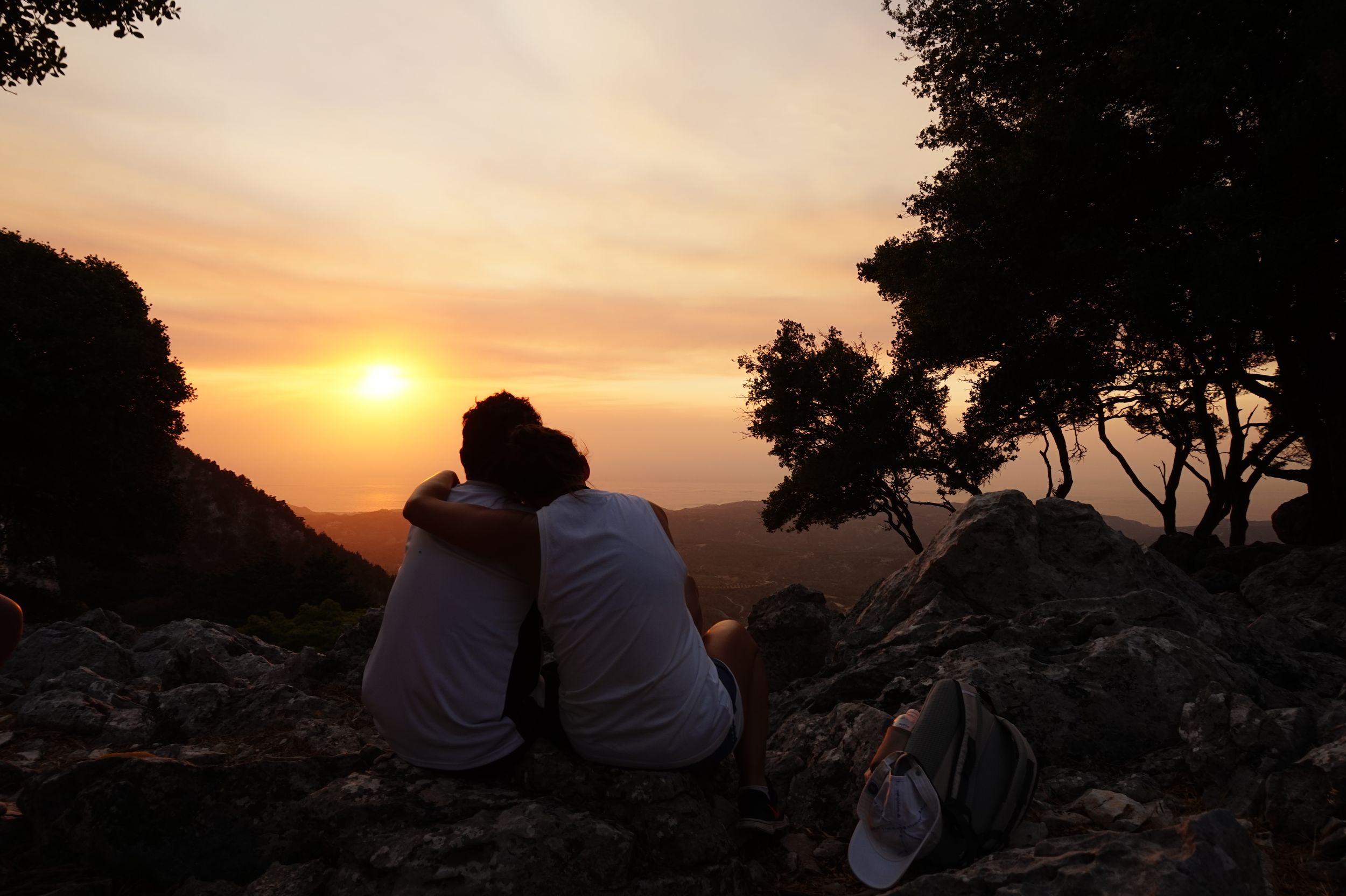 Rhodos: Geführte Wanderung bei Sonnenuntergang auf dem Profitis Ilias