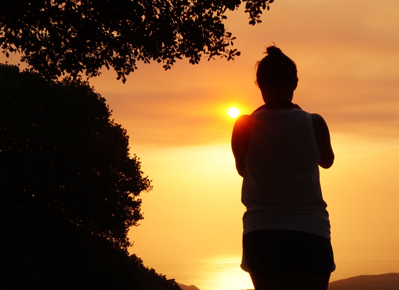 Rhodos: Profitis Ilias guidet vandretur ved solnedgang