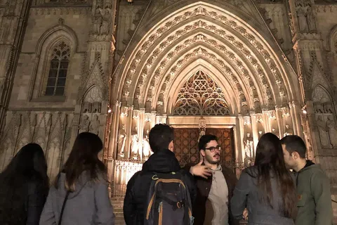 Barcelona: Guidet vandretur i det gotiske kvarter om natten
