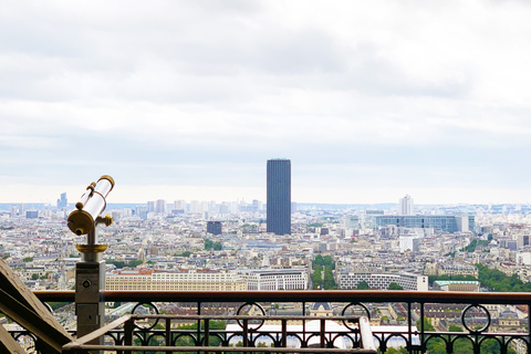 Paris : Ascenseur de la Tour Eiffel 2ème niveau et accès au sommet