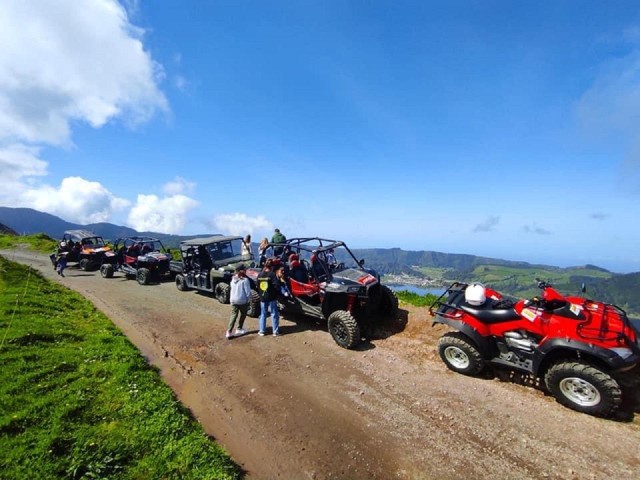 Visit From Ponta Delgada Full-Day Sete Cidades Single Quad Tour in São Miguel