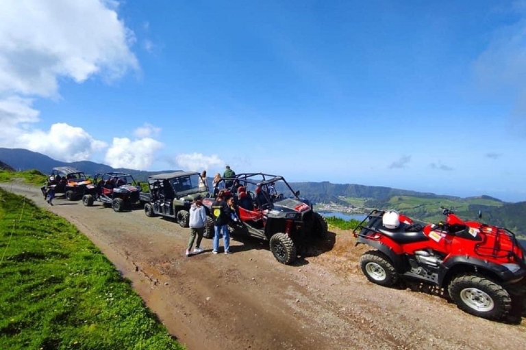 Ab Ponta Delgada: Ganztägige Sete Cidades Quad Tour