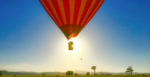 Gold Coast: Hot Air Balloon Ride with 30-Minute Jet Ski Hire