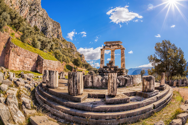 Da Atene: Tour di un giorno a Delfi con audioguida V.R.