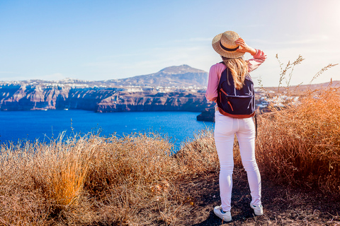 Santorini: tour con cata de vino y atardecer en OiaTour grupal en inglés