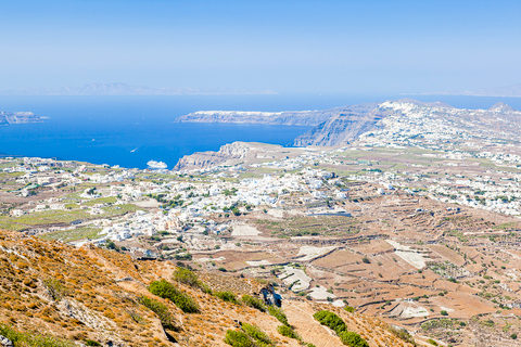 Santorini: Gita di un giorno con i luoghi più belli, degustazione di vini e tramonto a OiaTour di gruppo in inglese