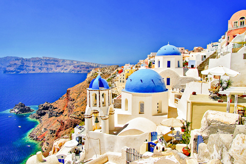 Santorin: Highlights, Weinprobe & Sonnenuntergang in OiaPrivate Tour auf Englisch