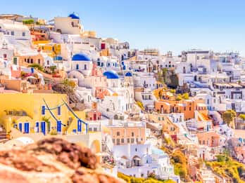 Santorini: Gita di un giorno con i luoghi più belli, degustazione di vini e tramonto a Oia