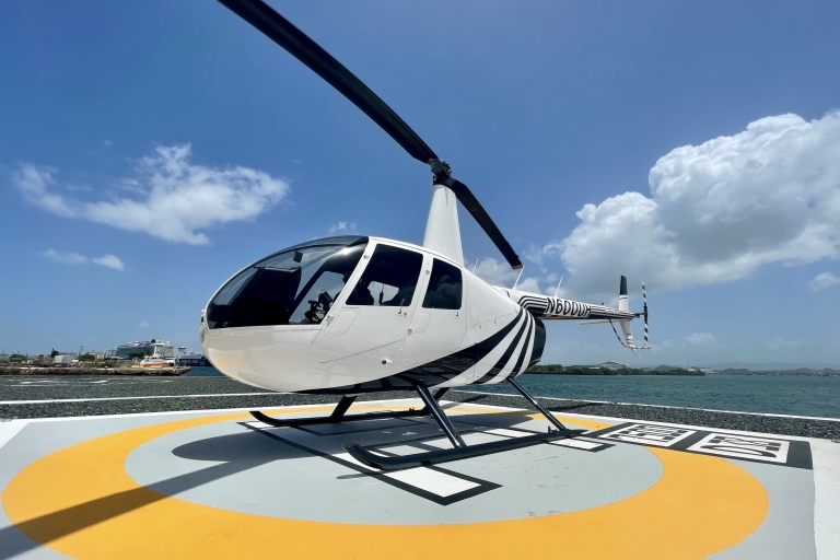 Puerto Rico: HelikopterflugAltstadt von San Juan