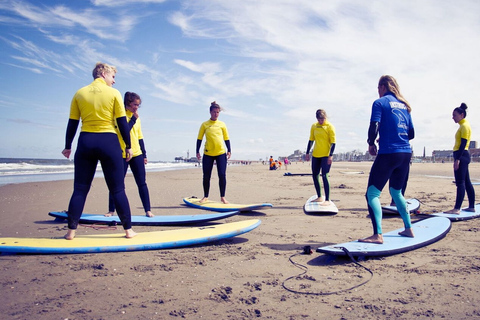 Scheveningen Aulas de surf de dia inteiro com almoço