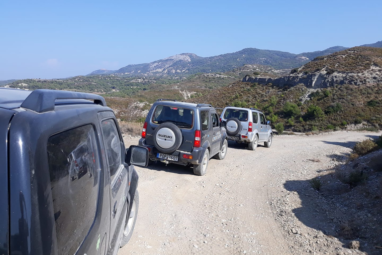 Rhodes: 4x4 Self-Drive Jeep Tour with Pickup in the North