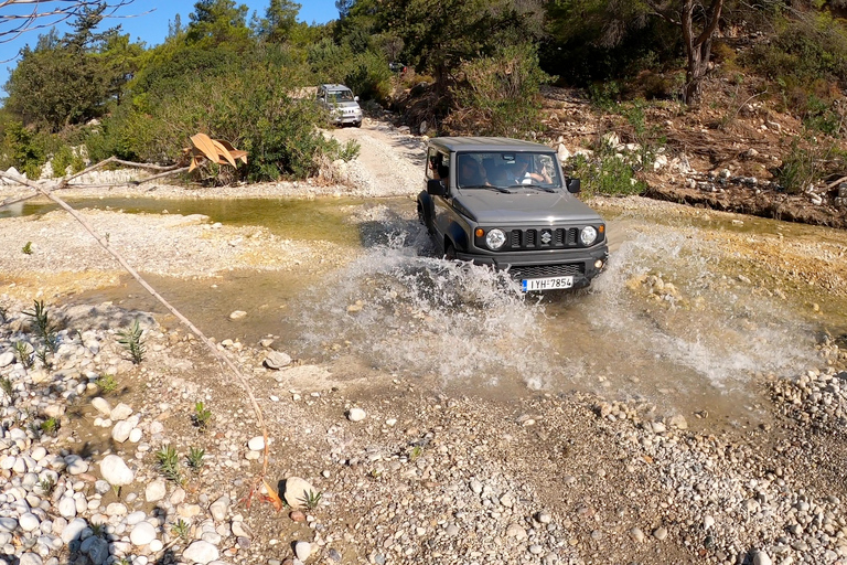 Rhodes: 4x4 Self-Drive Jeep Tour with Pickup in the North