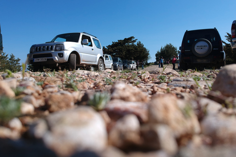 Rhodos: Självkörande 4x4-jeeptur med upphämtning i norrRhodos - En resa med jeep 4x4 självkörande jeeptur med upphämtning i norr