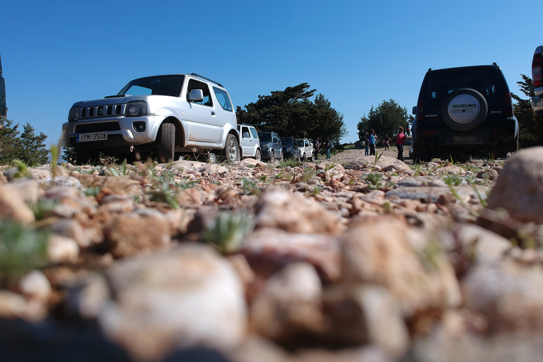 Rhodos: Självkörande 4x4-jeeptur med upphämtning i norrRhodos - En resa med jeep 4x4 självkörande jeeptur med upphämtning i norr