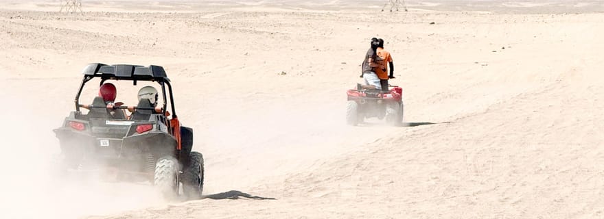 Hurghada : safari en buggy dans le désert avec barbecue en option
