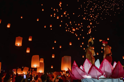 Chiang Mai: Geführtes Loy Krathong Laternenfest mit Abendessen