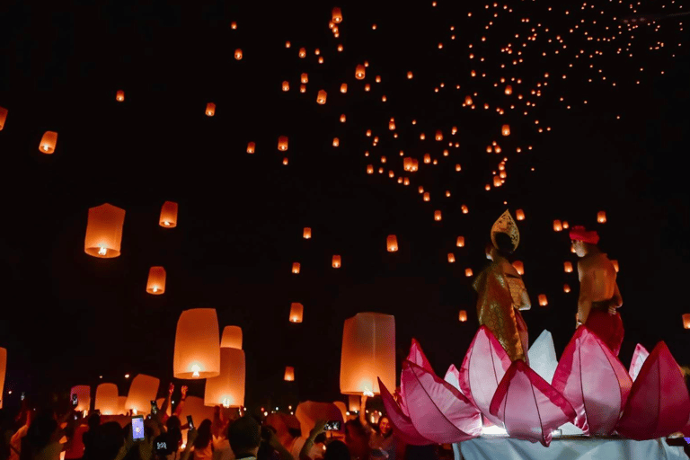 Chiang Mai: Geführtes Loy Krathong Laternenfest mit Abendessen