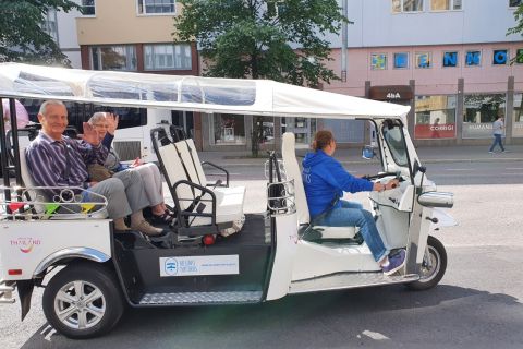 Helsinki-stad: 1,5 uur durende stadstour met elektrische TukTuk