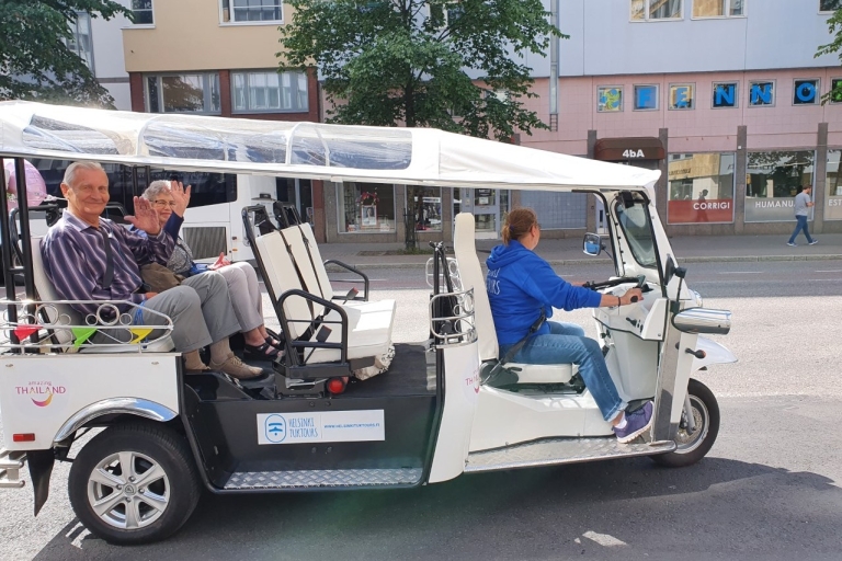 Helsinki City: 2,5-stündige Stadtrundfahrt mit dem elektrischen TukTuk