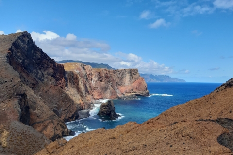 Ponta São Lourenço: privé begeleide wandeling PR8Ophaalservice havencruise in Funchal