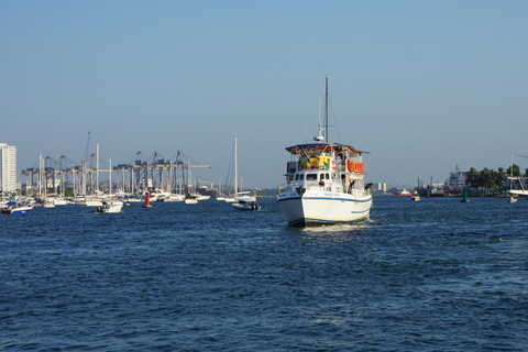 Carthagène : excursion en bateau de nuit avec dîner et open barCARTAGENA : Excursion en bateau de nuit blanche avec dîner et open bar