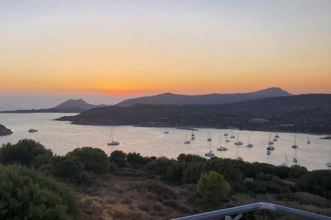 Athene: Blue Hop-on-Hop-off Bus en Cape Sounion Sunset TourAthene: Hop-on-Hop-off Bus & Kaap Soenion Zonsondergang Combo Tour