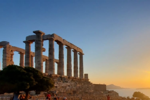 Athènes: visite au coucher du soleil du temple de Poséidon et du cap Sounion