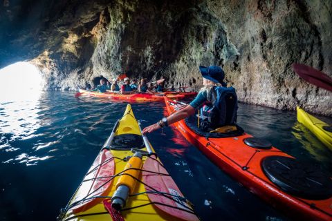 Rodas: ruta de los piratas en kayak de mar