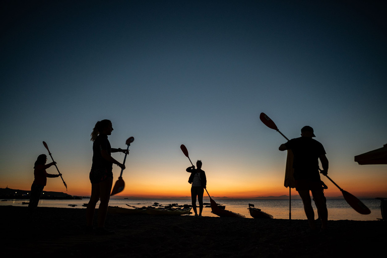 Faliraki: Sunrise Sea Kayak-ervaring met ontbijtZonsopgang kajakken op zee