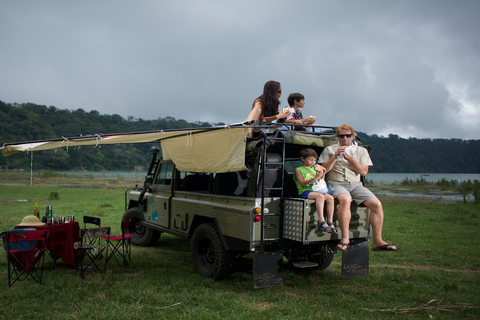 Norte de Bali: excursión guiada de un día en 4x4, ciclismo y aguas termales