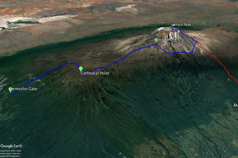 Kilimanjaro: De la meseta de Shira al punto de la Catedral 3872m Día de excursión