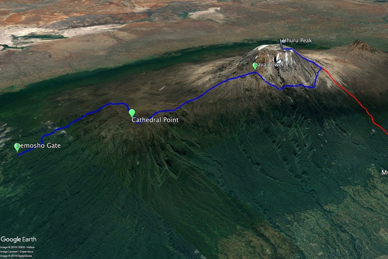 Kilimanjaro: De la meseta de Shira al punto de la Catedral 3872m Día de excursión