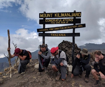 Kilimanjaro: Shira plateau to Cathedral point 3872m Day hike