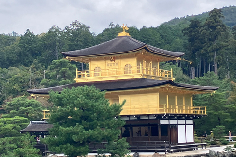 Depuis Nara : visite privée classique de Kyoto en voiture avec prise en charge à l&#039;hôtel