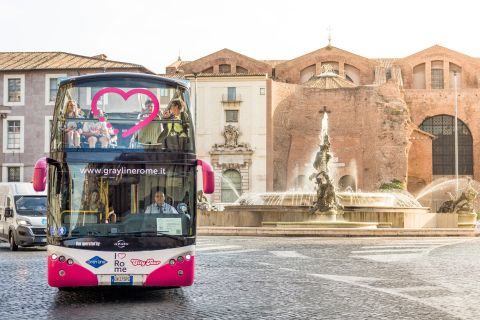 Rome : visite touristique guidée en bus à arrêts multiples