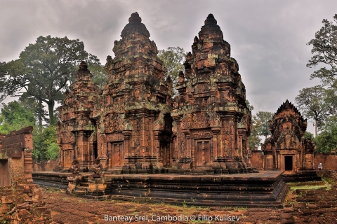 Siem Reap: Prywatna 1-dniowa wycieczka Angkor Wat z Banteay Srey