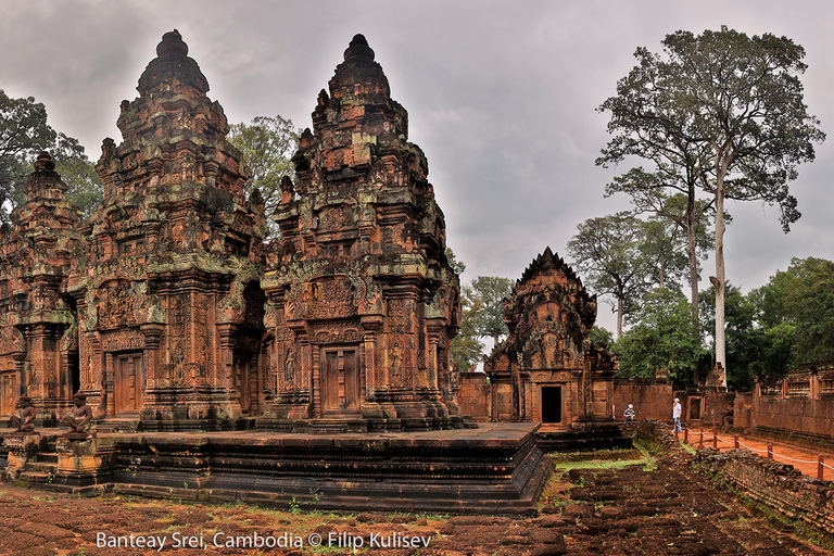 Siem Reap: excursão privada de 1 dia a Angkor Wat com Banteay Srey