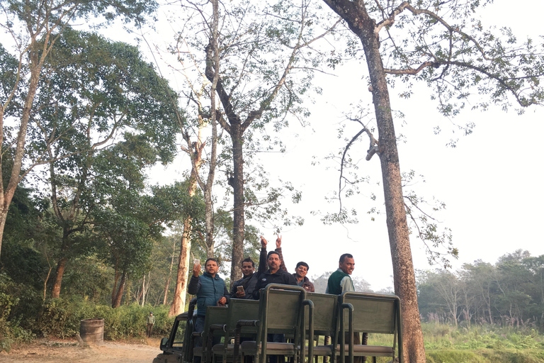 From Chitwan: Full Day Jeep Safari in Chitwan National Park