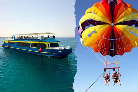 Hurghada: Catamaran Cruise with Parasailing