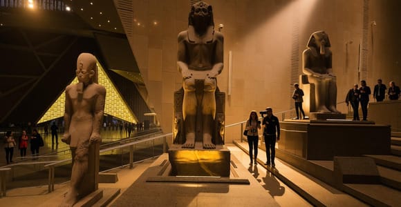 Grand Egyptian Museum & Medieval Khan El Khalili Guided Tour