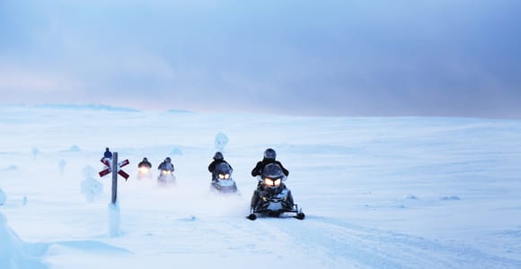 Levi: 1-Hour Snowmobile Safari