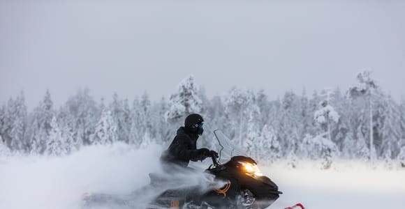 Levi: 3-Hour Snowmobile Safari into the Wilderness