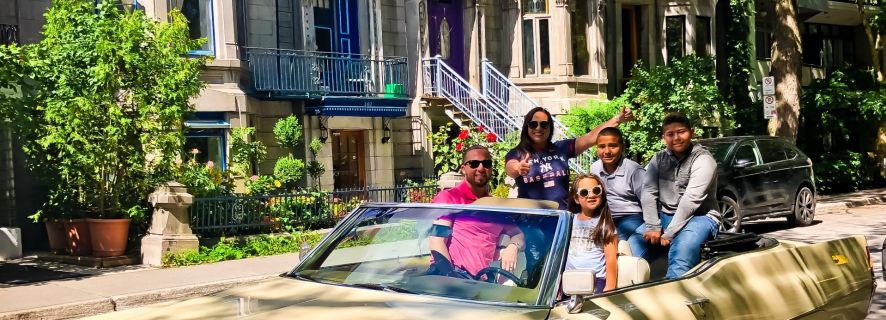 Montreal: visita guiada en un Cadillac convertible clásico