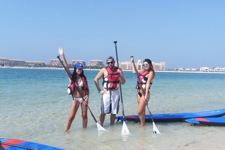 Dubaj: Palm Jumeirah Paddle Boarding Tour