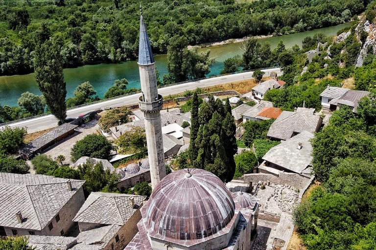 From Mostar: Kravice Waterfalls, Počitelj, Blagaj, & Mostar Herzegovina tour without entry fees-Sarajevo/Mostar dropoff