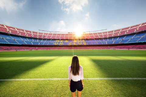カンプノウ：FCバルセロナ選手体験ツアー