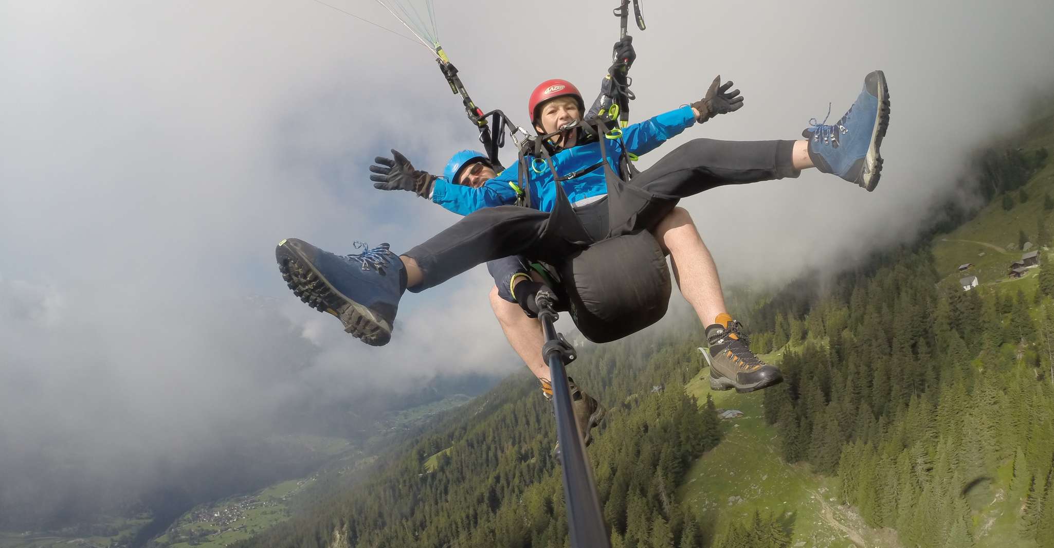 Aletsch Glacier-Tandem Paragliding