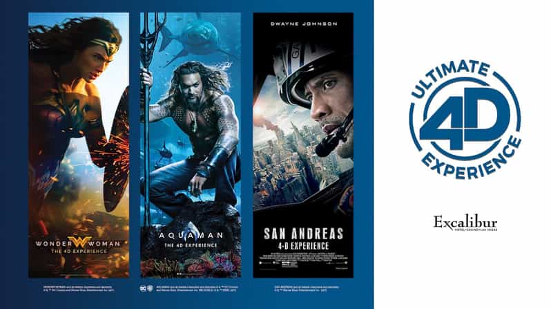 Las Vegas: Ultimate 4D Experience at Excalibur All-Day Pass | GetYourGuide