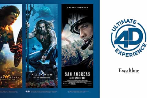 Las Vegas: Ultimate 4D Experience at Excalibur All-Day Pass