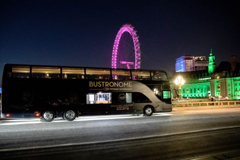London: 6-rätters lyx middagstur med buss